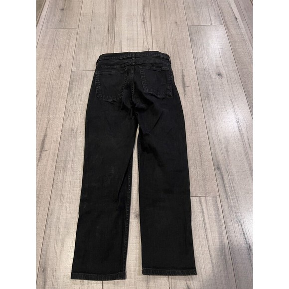 Everlane High Waist Straight Leg Ankle Jean Black SZ Size 27 Regular - Picture 2 of 5